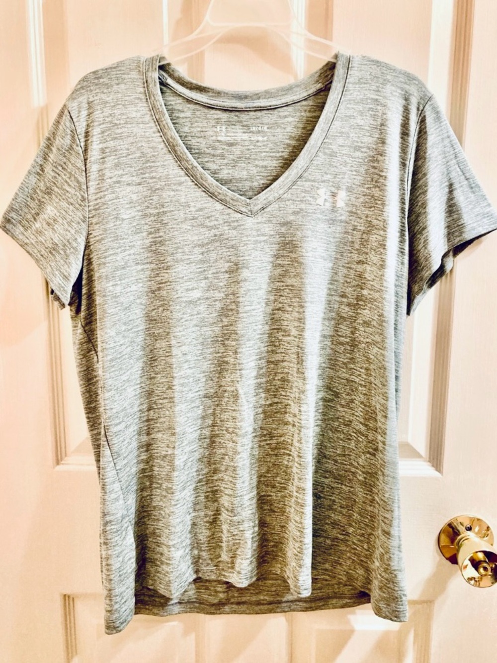 Under Armour Heather Gray HEATGEAR Shortsleeved Tshirt